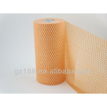 Cross Style e Make-to-Order Supply Type Nonwoven Mesh Nonwoven Spunlace, tecido não tecido para lenços umedecidos